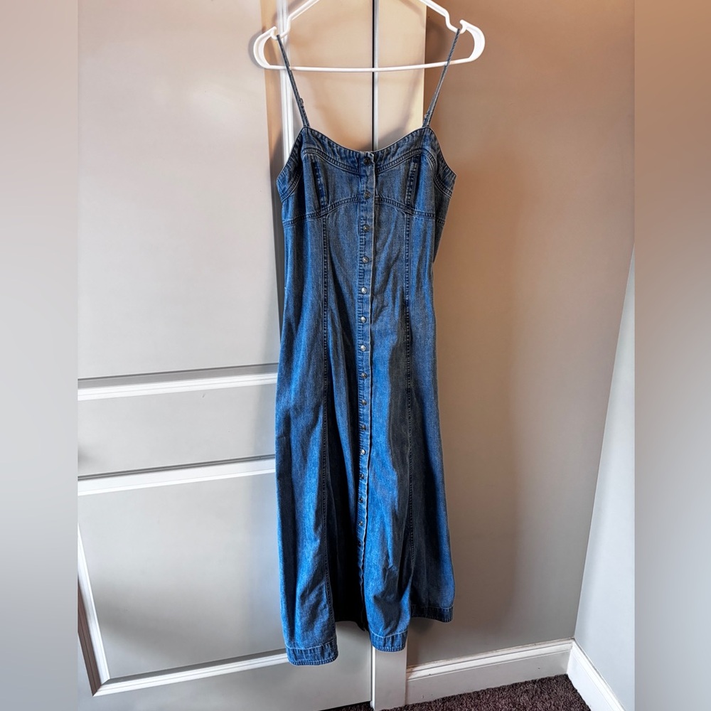 Free people Blue Denim Dress